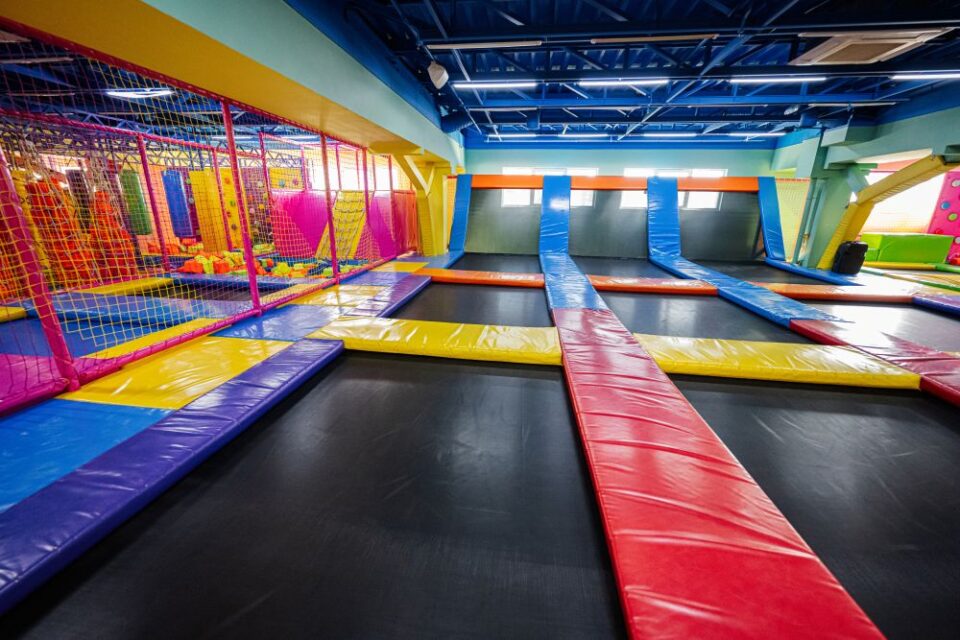Indoor trampoline park